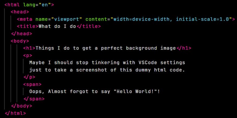 Hello World